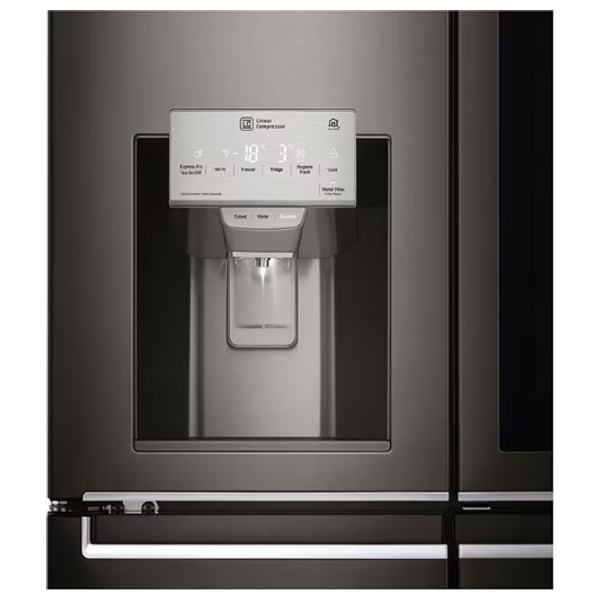  ثلاجة ال جي ذات التصميم الفرنسي - 27 قدم - GRX-274DPBC - اسود 