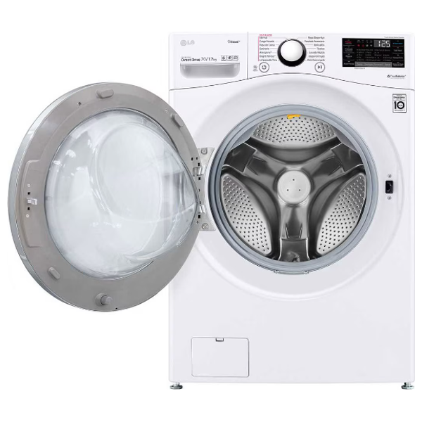  غسالة ومجففة ال جي فتحة امامية - 20/12 كغم - WDV2102WRV - ابيض 