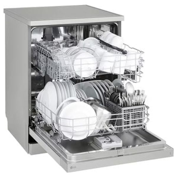 LG DFC612FV - Freestanding Dishwasher - Inverter - 60 cm - Water Cons-9L/C - 14 Sets - 5 Programs - Silver