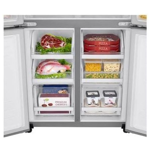  LG GCB-334DVL - 22ft - Side By Side Refrigerator - Silver 