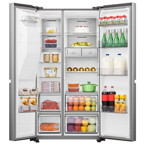  Hisense RS819N4ISU - 30ft - French Door Refrigerator - Silver 