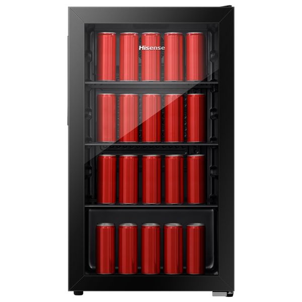  ثلاجة هايسنس عارضة - 3 قدم - RBC122N4SU - اسود 