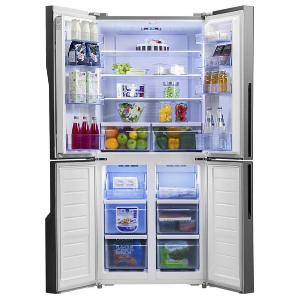  Hisense RQ7G560NABA - 27ft - Side By Side Refrigerator - Black 