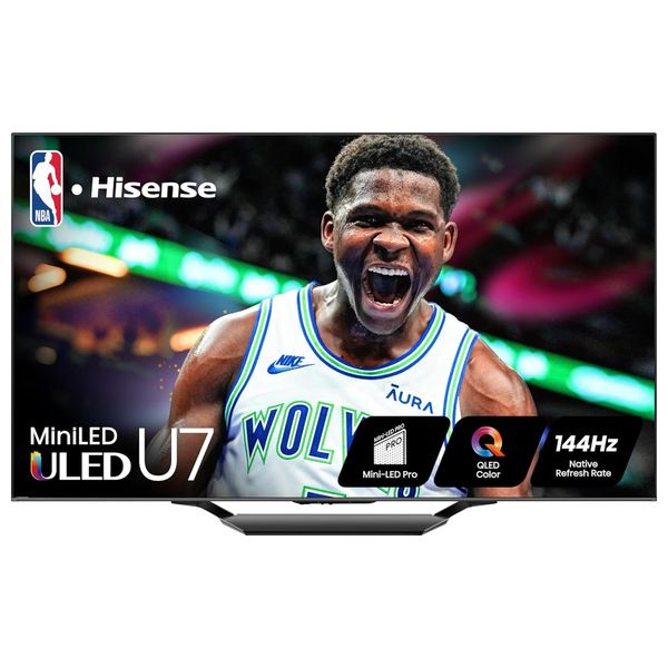  Hisense 75-Inch 75U7N Series - Smart - 4K - Mini-LED - 144Hz 