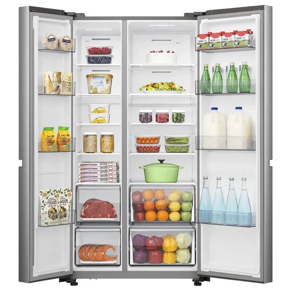  Hisense RS869N4ASU - 23ft - French Door Refrigerator - Silver 
