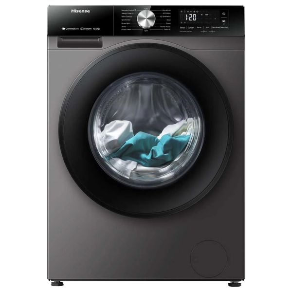  Hisense WF3S1243BT - 10.5Kg - 1400RPM - Front Loading Washing Machine - Gray 