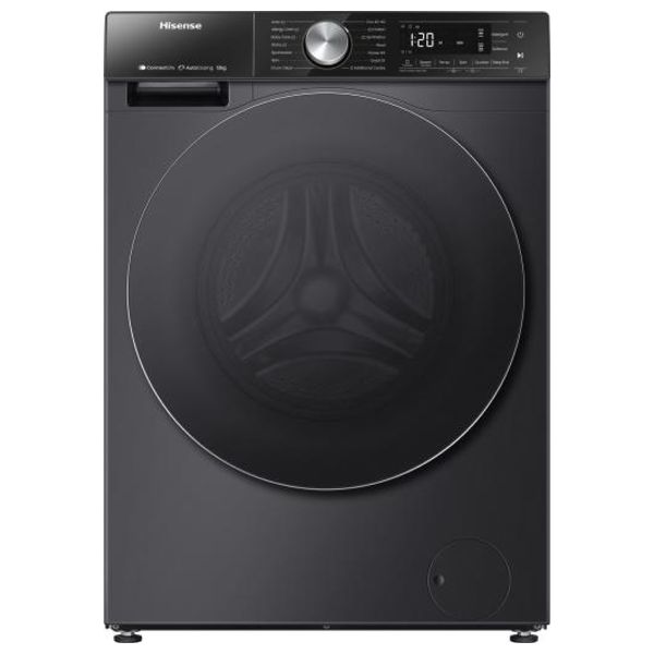  غسالة هايسنس فتحة امامية - 12 كغم - WD5S1245BB - اسود 