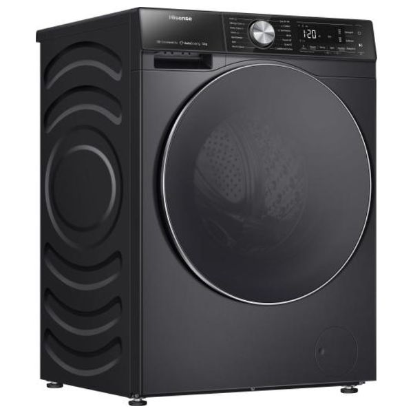  غسالة هايسنس فتحة امامية - 12 كغم - WD5S1245BB - اسود 