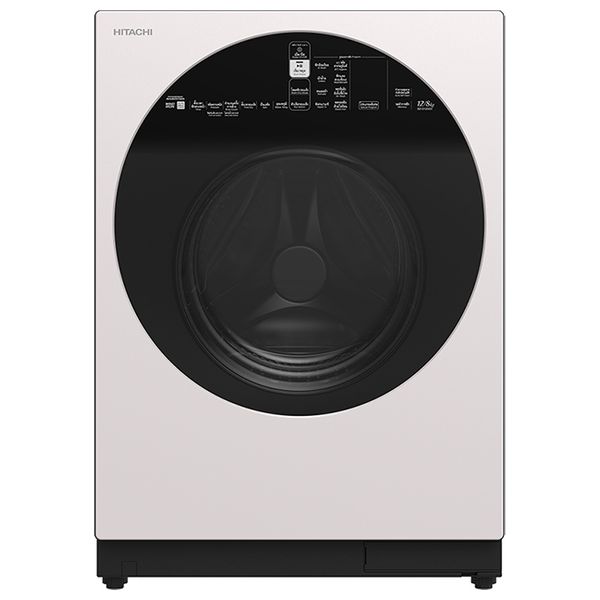  غسالة هيتاشي فتحة امامية - 12 كغم - 1600 دورة بالدقيقة BD-D120GV-3CQ - ابيض 