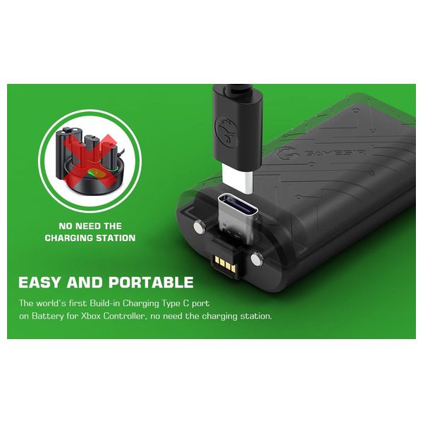  GameSir xbox series one Rechargeable battery - White 