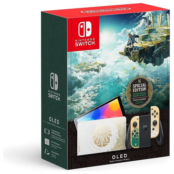 جهاز تحكم نينتندو OLED Zelda Edition 64 كيكابايت - اسود 