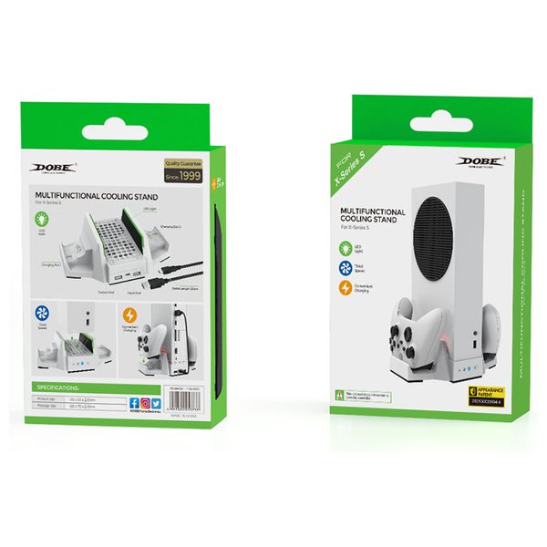 حامل اكس بوكس مع تبريد متعدد الوظائف دوبي - Xbox series S - ابيض