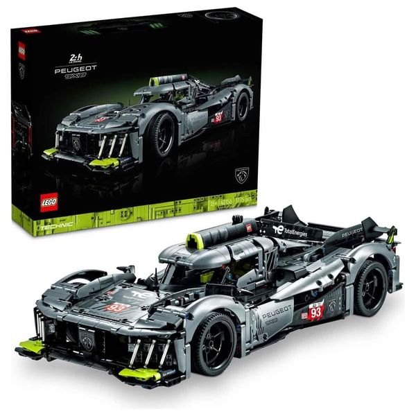  Lego Technic Peugeot 9X8 Hybrid Hyper Car 