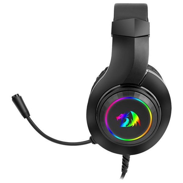 سماعة سلكية حول الاذن ريد دراجون - H260RGB - ميكروفون مدمج - ار بي جي - اسود