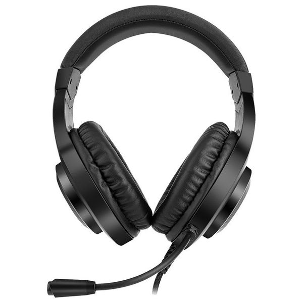 سماعة سلكية حول الاذن ريد دراجون - H260RGB - ميكروفون مدمج - ار بي جي - اسود