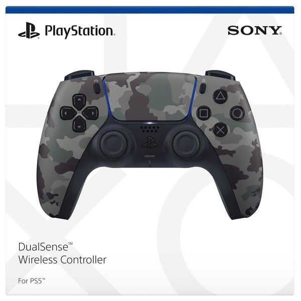  Sony PS5 - Joystick DualSense Wireless Controller - Gray Camouflage 