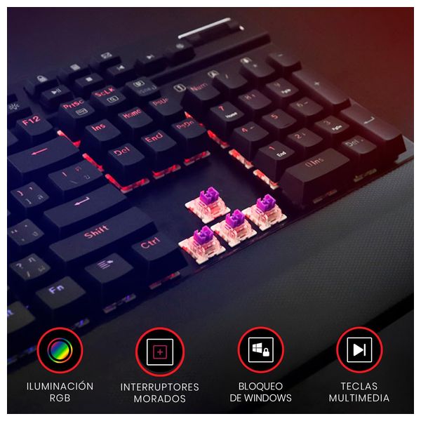  Redragon K550 - Gaming Wired Keyboard 