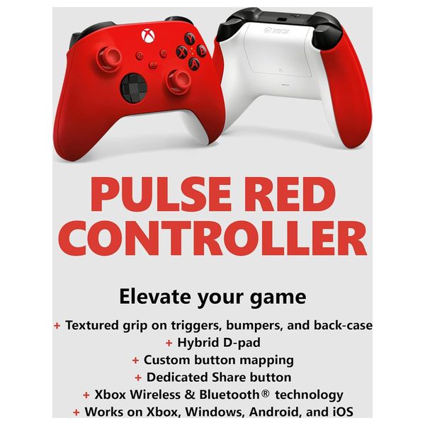 Xbox Series S Wireless Joystick - Pulse Red