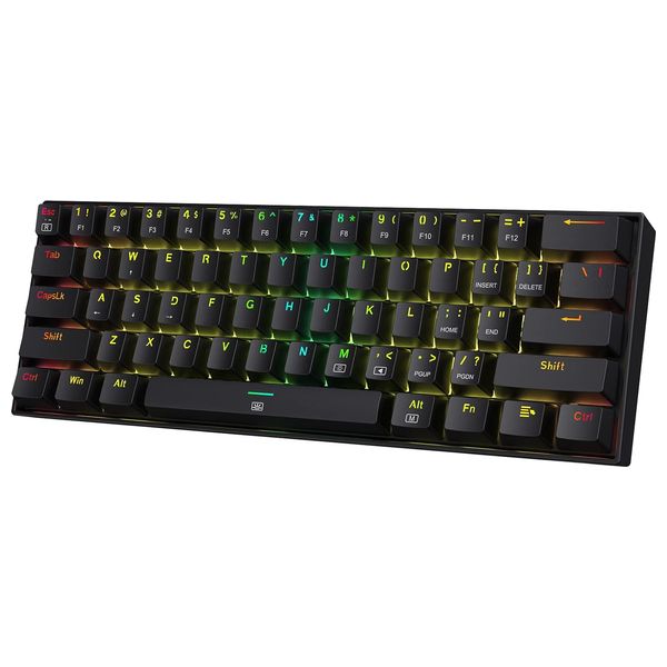 Redragon K630 - Wired Gaming Keyboard - RGB - Black