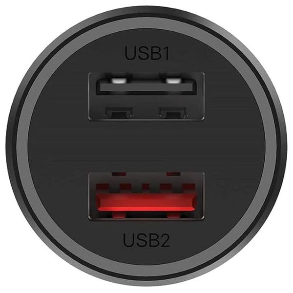  شاحن سيارة شاومي - Mi 37W Dual-Port Car Charger - اسود 