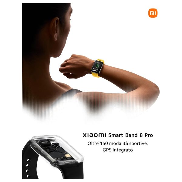  ساعة شاومي - Smart Band 8 Pro - رمادي 