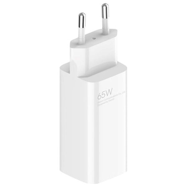  شاحن حائط GaN شاومي - 65 واط - منفذين - ابيض 