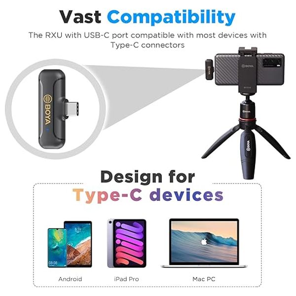  ميكروفون لافالير بويا - BY-WM3T2-U2 