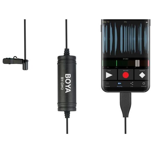  BOYA BY-DM2 - Lavalier Microphone 
