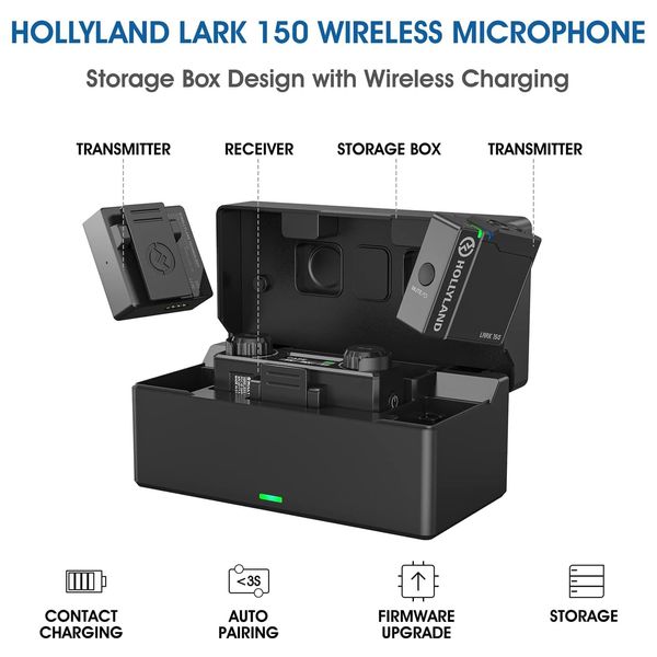  Hollyland LARK150 - Lavalier Microphone 