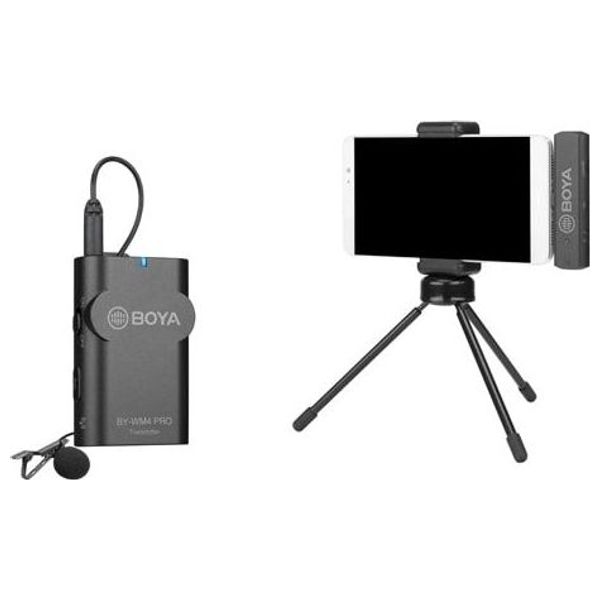  نظام ميكروفون لاسلكي رقمي بويا ثنائي القناة - BY-WM4 PRO RXU 