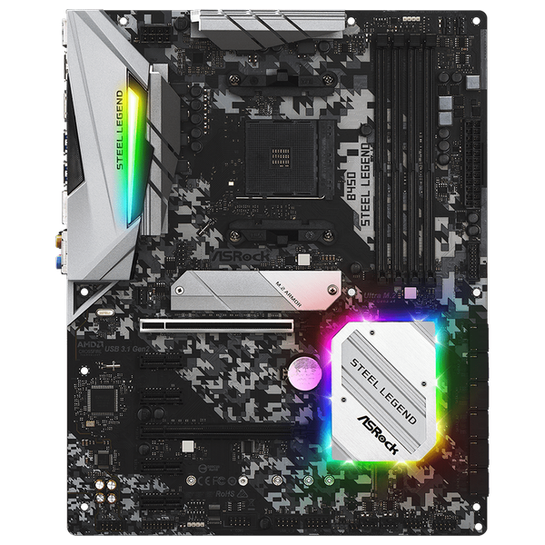  ASRock B450 Steel Legend - Mother Board 