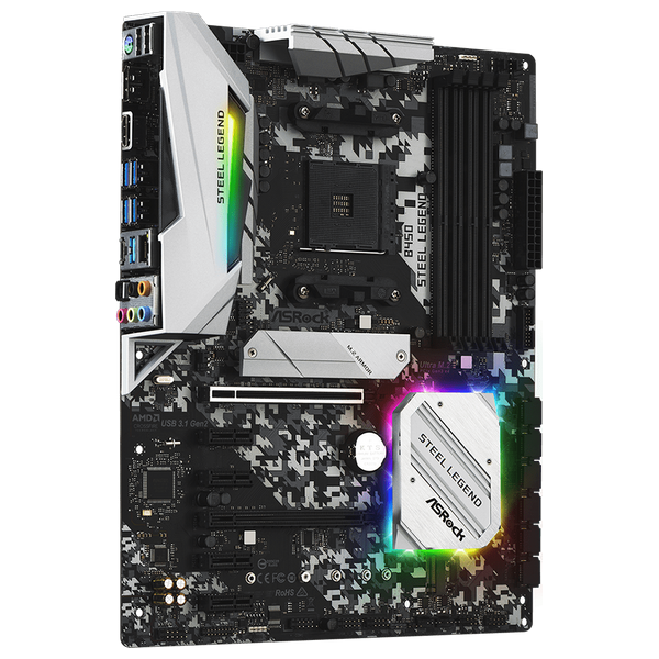  ASRock B450 Steel Legend - Mother Board 