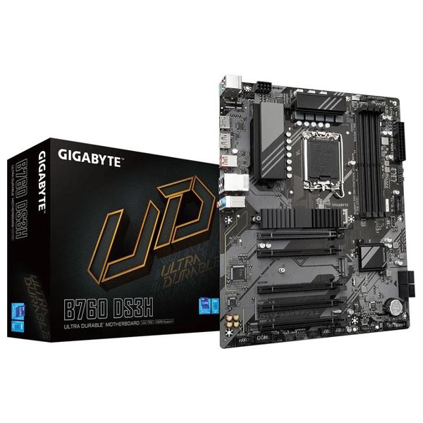Gigabyte B760 DS3H AC DDR5 - Motherboard - Intel B760 Express - Black