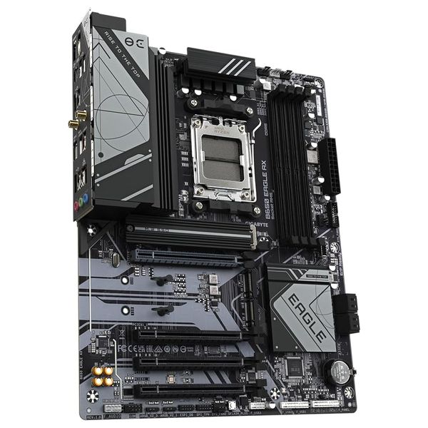 Gigabyte B650 EAGLE AX Motherboard - Supports AMD Ryzen 7000, DDR5, Wi-Fi 6E, PCIe 5.0, Black