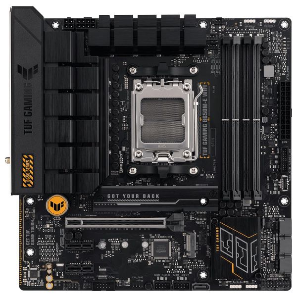 Asus TUF GAMING B650M-E WIFI Micro-ATX Motherboard - Black
