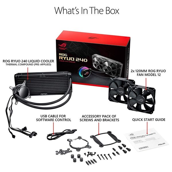  Asus ROG RYUJIN 240 - Liquid CPU Cooler 