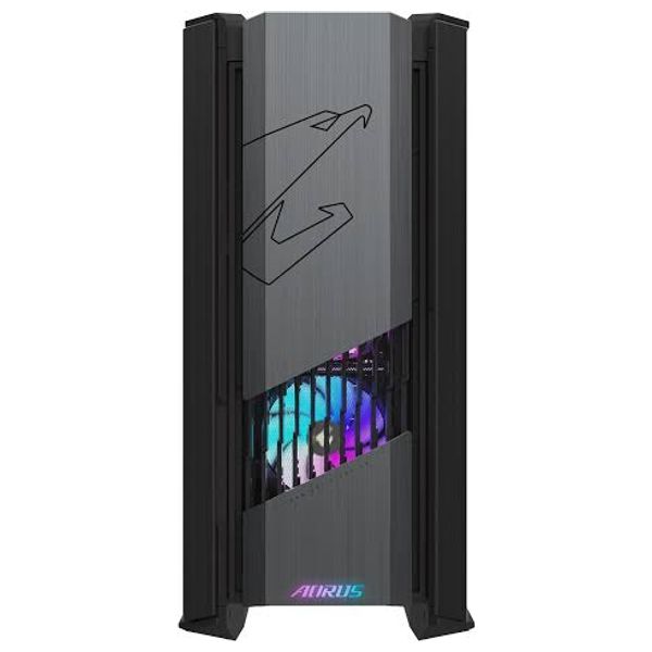  Gigabyte AORUS C601 GLASS - Mid Tower PC Case - RGB - 4x 140mm Fans - Black 