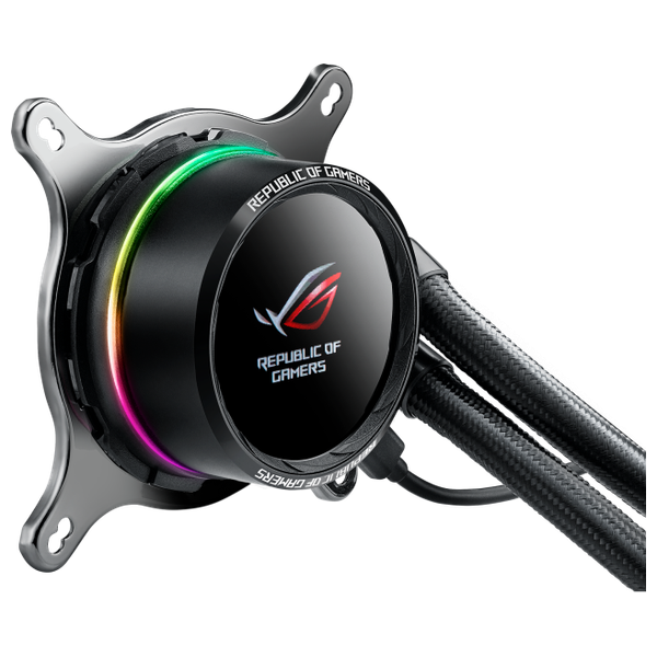 ASUS ROG Ryujin 120 Liquid CPU Cooler - OLED Display - Black 