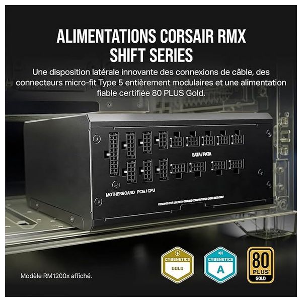CORSAIR POWER Corsair RM750x - 750 Watt 80 PLUS Gold Fully modular with side-access cables