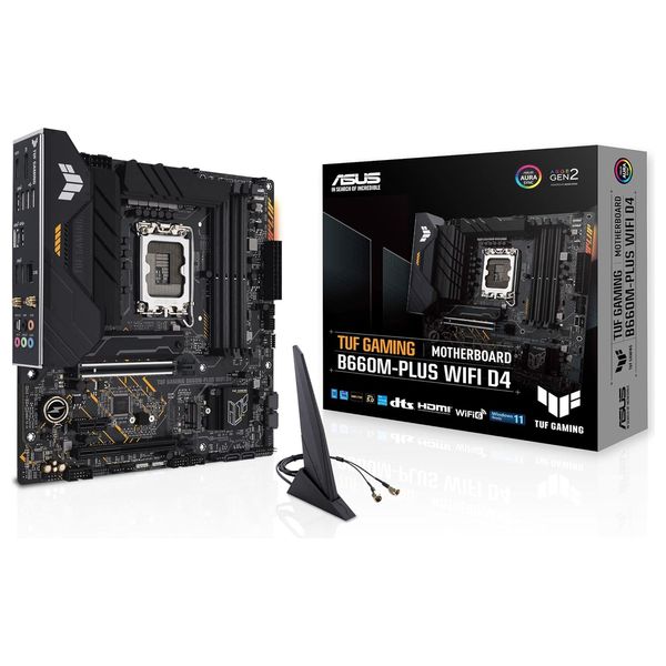  Asus B660M-PLUS - Mother Board - Black 