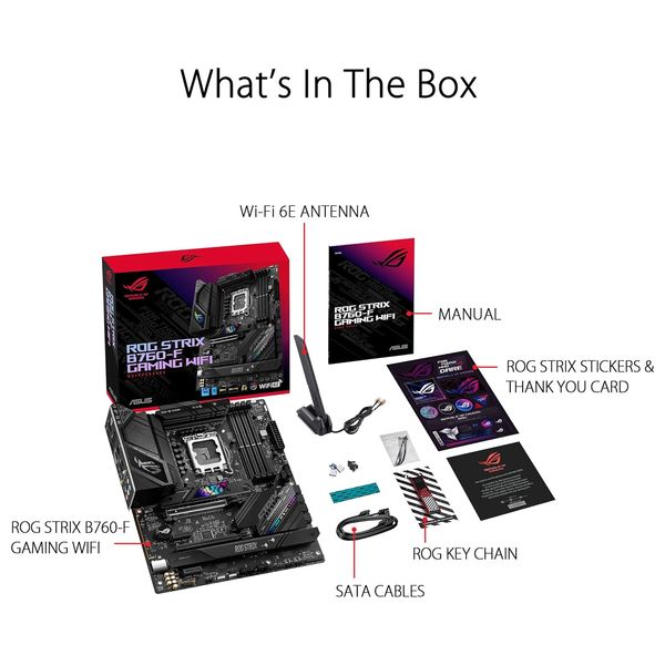  لوحة ام اسوس - ROG Strix B760 