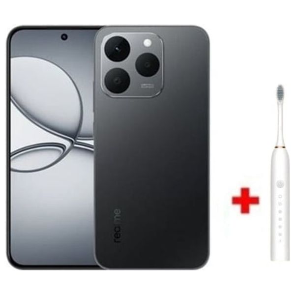 ريلمي 15 تي - بشاشة 6.5-انج اموليد معدل التحديث 120 هيرتز - ميدياتيك دايمنستي 6400 ماكس (5G، ثماني النواة، 6 نانومتر) - بطارية 7000 مللي امبير + فرشاة اسنان