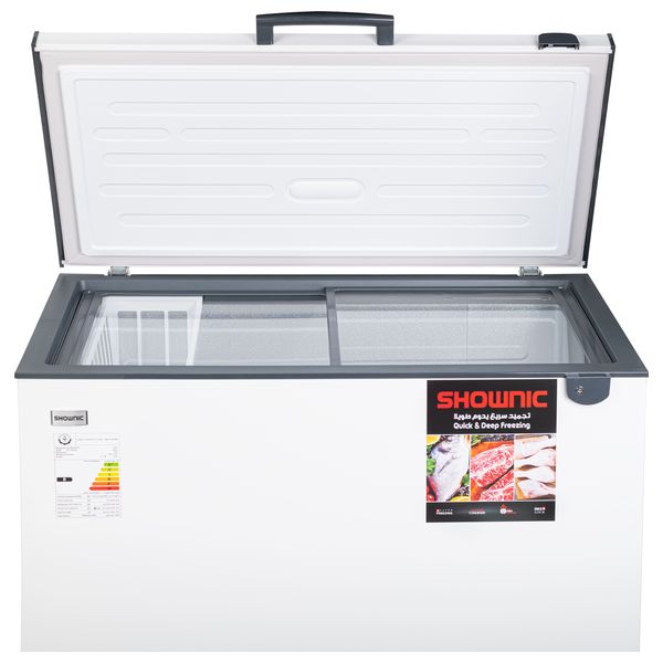  Shownic FC-355AW - 9ft - Chest Freezer - White 