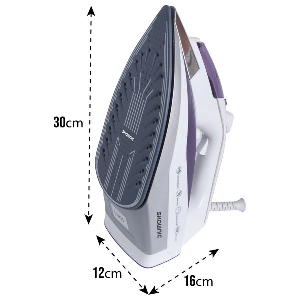 Shownic NI-C2720CW – Steam Iron – White and Purple