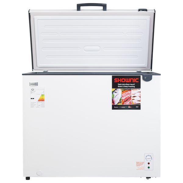  Shownic FC-355AW - 9ft - Chest Freezer - White 