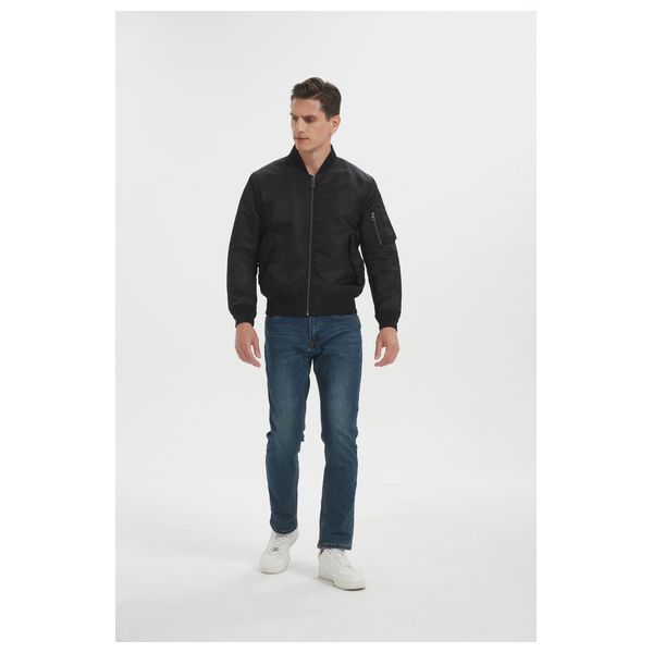  Stylish Bee Jacket for Men, L - Black 