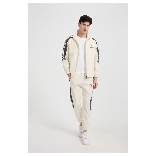  Stylish Bee Tracksuit for Men, XL - White 