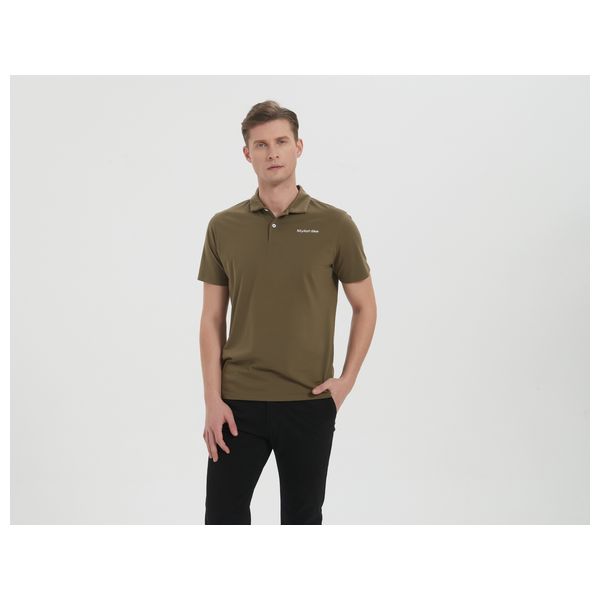 Stylish Bee Men Polo T-shirt - MPTDGL001 - L / Green