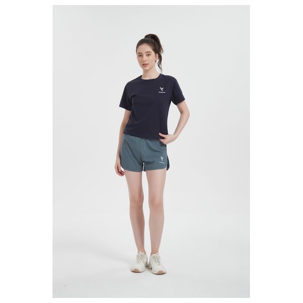 Stylish Bee Running 2 in 1 Shorts - WRSBLL001 - L / Blue