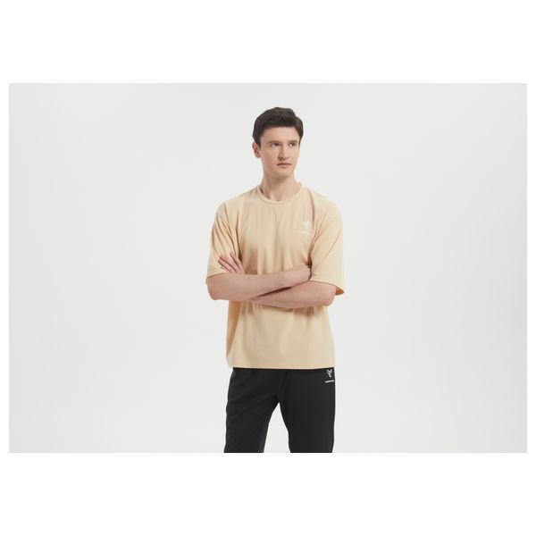 Stylish Bee Essential Oversized T-shirt - MEODBL001 - L / Beige